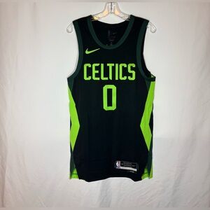 Nike Boston Celtics #0 Tatum City Edition Authentic Basketball Jersey 40